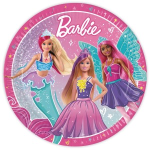 8 platos Barbie Fantasy