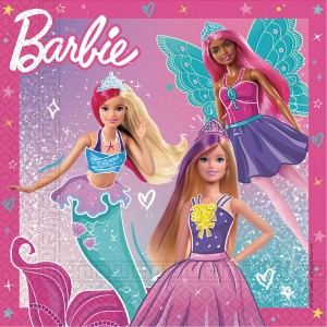 20 Servilletas Barbie Fantasy