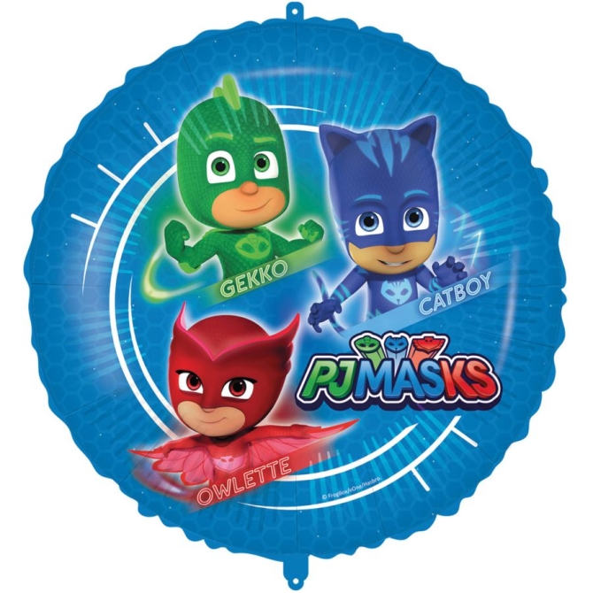 Globo de helio de aluminio - PJ Masks  46 cm 