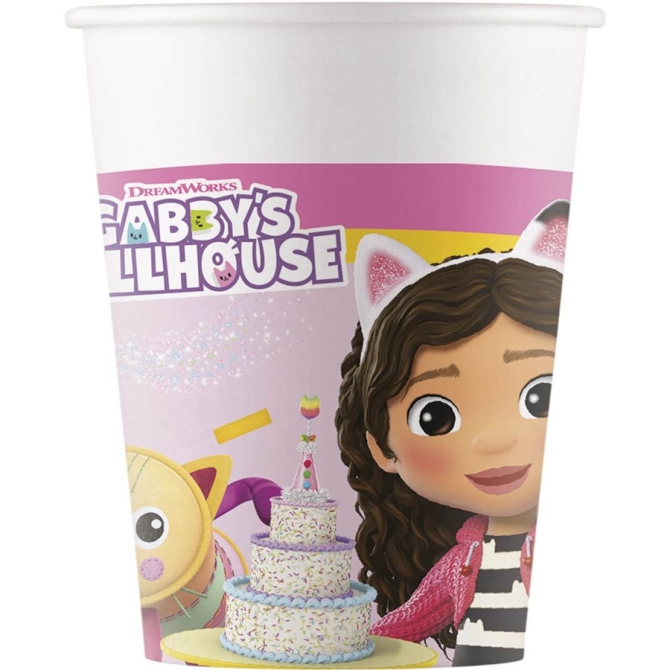 8 vasos - Gabby s Dollhouse 