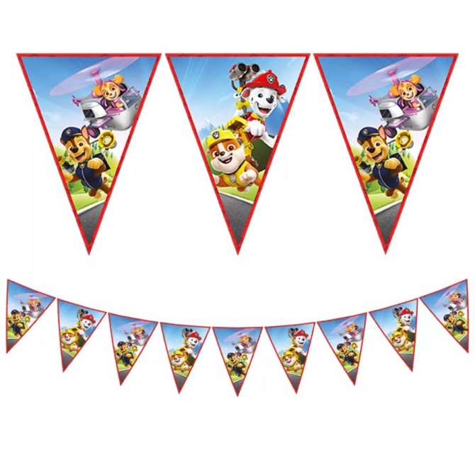 Guirnalda de banderines Paw Patrol Rescue Heroes 