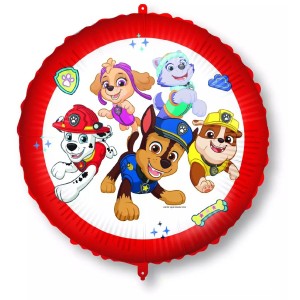 Globo de helio de aluminio Paw Patrol Rescue Heroes - 46 cm