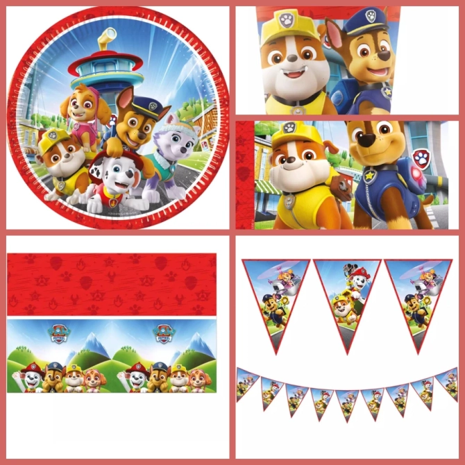 Caja de fiesta grande Paw Patrol Rescue Heroes 