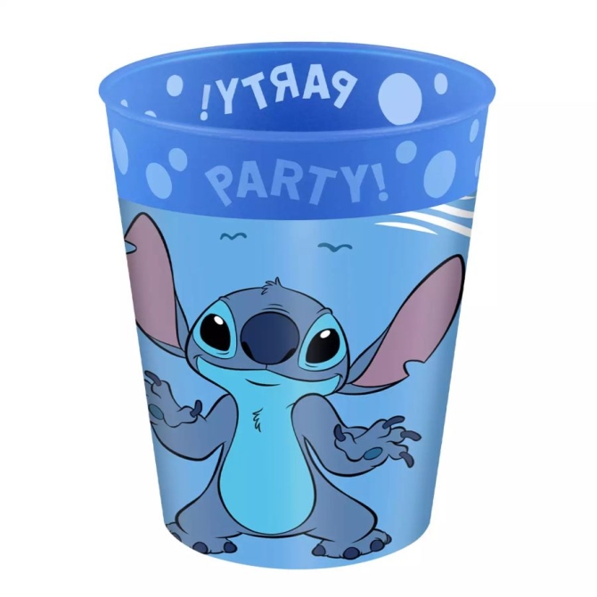 4 Vasos Reutilizables Stitch 