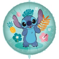 Globo de aluminio con helio 46 cm + Peso Stitch