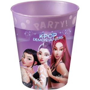 4 Vasos Reutilizables K-Pop Demon Hunters