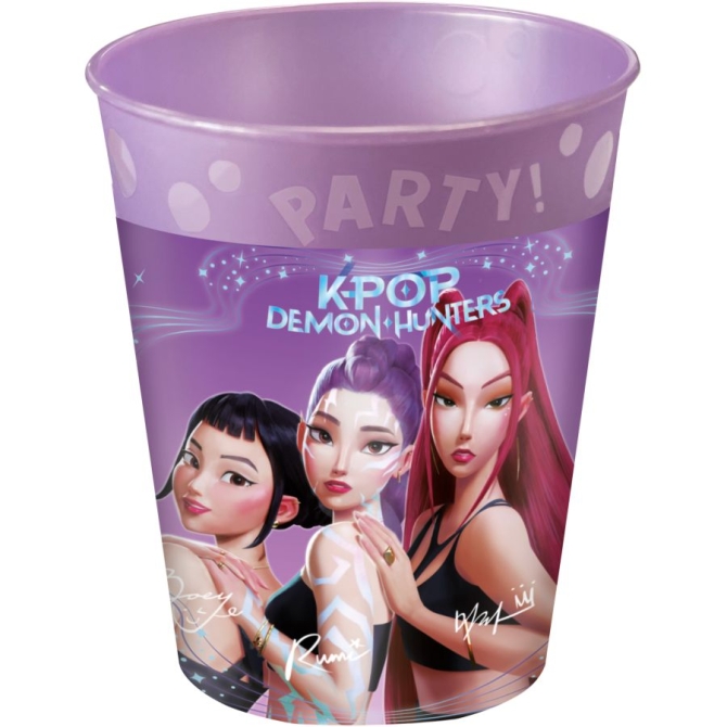 4 Vasos Reutilizables K-Pop Demon Hunters 