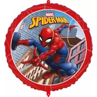 Globo de aluminio para helio 46 cm + peso Spiderman