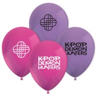 Contiene : 1 x 8 globos K-Pop Demon Hunters