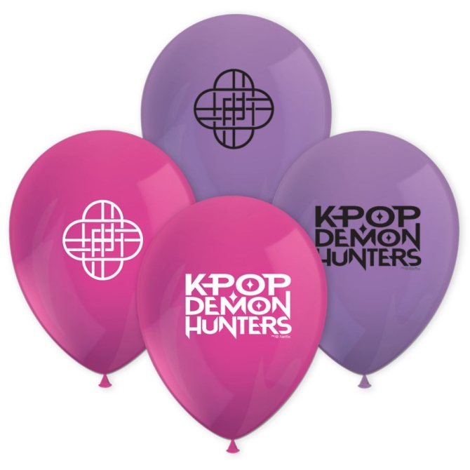 8 globos K-Pop Demon Hunters 