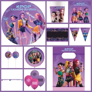 Caja de fiesta maxi K-Pop Demon Hunters