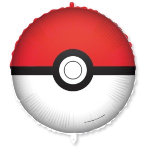 Globo de Aluminio con Helio 46 cm + Peso Pok�ball - Pok�mon