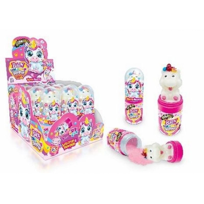 1 Piruleta  +  Polvo Unicornio Beb - 40g 