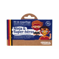 Kit de maquillaje de 3 colores orgánico Ninja & Super Hero. n°3