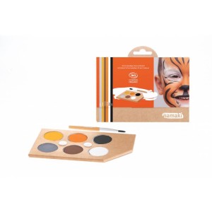Kit de maquillaje de vida silvestre de 6 colores