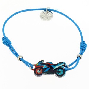 1 Pulsera de Cordn Elstico - Moto