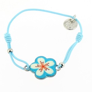 1 Pulsera de Cordn Elstico - Flor