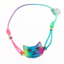 1 Pulsera de Cordón Elástico - Gato. n°1