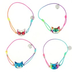 1 Pulsera de Cordón Elástico - Gato. n°2