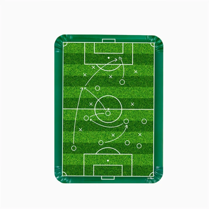 Lote de 2 bandejas campo de fútbol