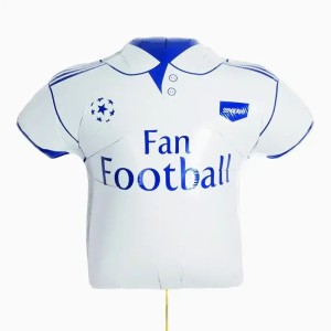 Globo de aluminio con helio camiseta de f�tbol � Campeones