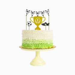 4 cake toppers fiesta f�tbol. n�1