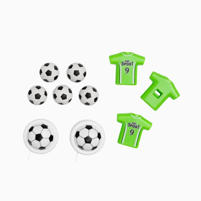 Kit de 10 juguetes � f�tbol 