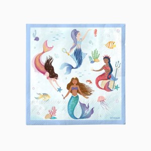 20 servilletas del Reino de las Sirenas