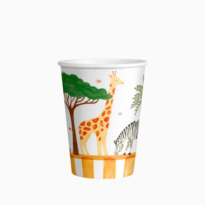 10 vasos Mi primer safari 