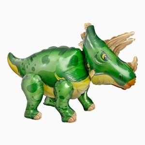 Globo de helio 3D de dinosaurio verde de 91 cm