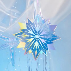 Su�ter pi�ata de copo de nieve iridiscente de Princesa de Hielo - 1er premio. n�1