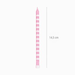 12 velas extralargas brillantes de 14, 5 cm. n�4