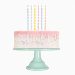 12 velas extralargas brillantes de 14, 5 cm. n�5