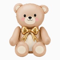 Globo gigante de papel de aluminio con forma de oso de peluche � 90 cm