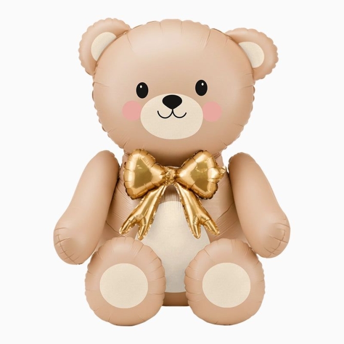 Globo gigante de papel de aluminio con forma de oso de peluche � 90 cm 