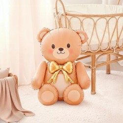 Globo gigante de papel de aluminio con forma de oso de peluche � 90 cm. n�1
