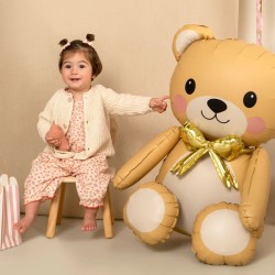 Globo gigante de papel de aluminio con forma de oso de peluche � 90 cm. n�2
