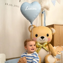 Globo gigante de papel de aluminio con forma de oso de peluche � 90 cm. n�4
