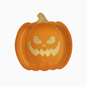 6 platos de calabaza de Halloween