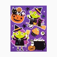 Pegatina de Halloween para ventana � Peque�a Bruja