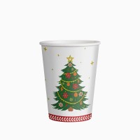 10 Vasos con �rbol de Navidad