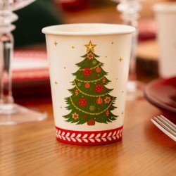 10 Vasos con �rbol de Navidad. n�1