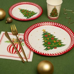 10 Vasos con �rbol de Navidad. n�2