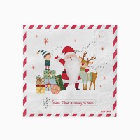 30 servilletas �Santa Claus viene!