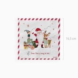 30 servilletas �Santa Claus viene!. n�5