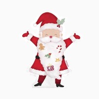20 servilletas con forma de Pap� Noel - �Pap� Noel ya viene!