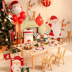 20 servilletas con forma de Pap� Noel - �Pap� Noel ya viene!. n�4