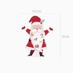 20 servilletas con forma de Pap� Noel - �Pap� Noel ya viene!. n�5