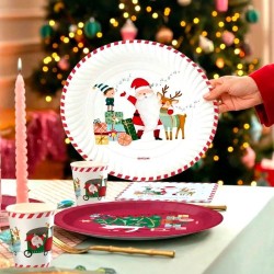 Juego de 2 bandejas de � 33 cm �Santa Claus ya viene!. n�2