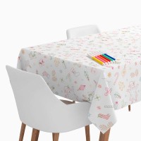 Mantel para colorear con rotuladores: �Santa Claus viene!